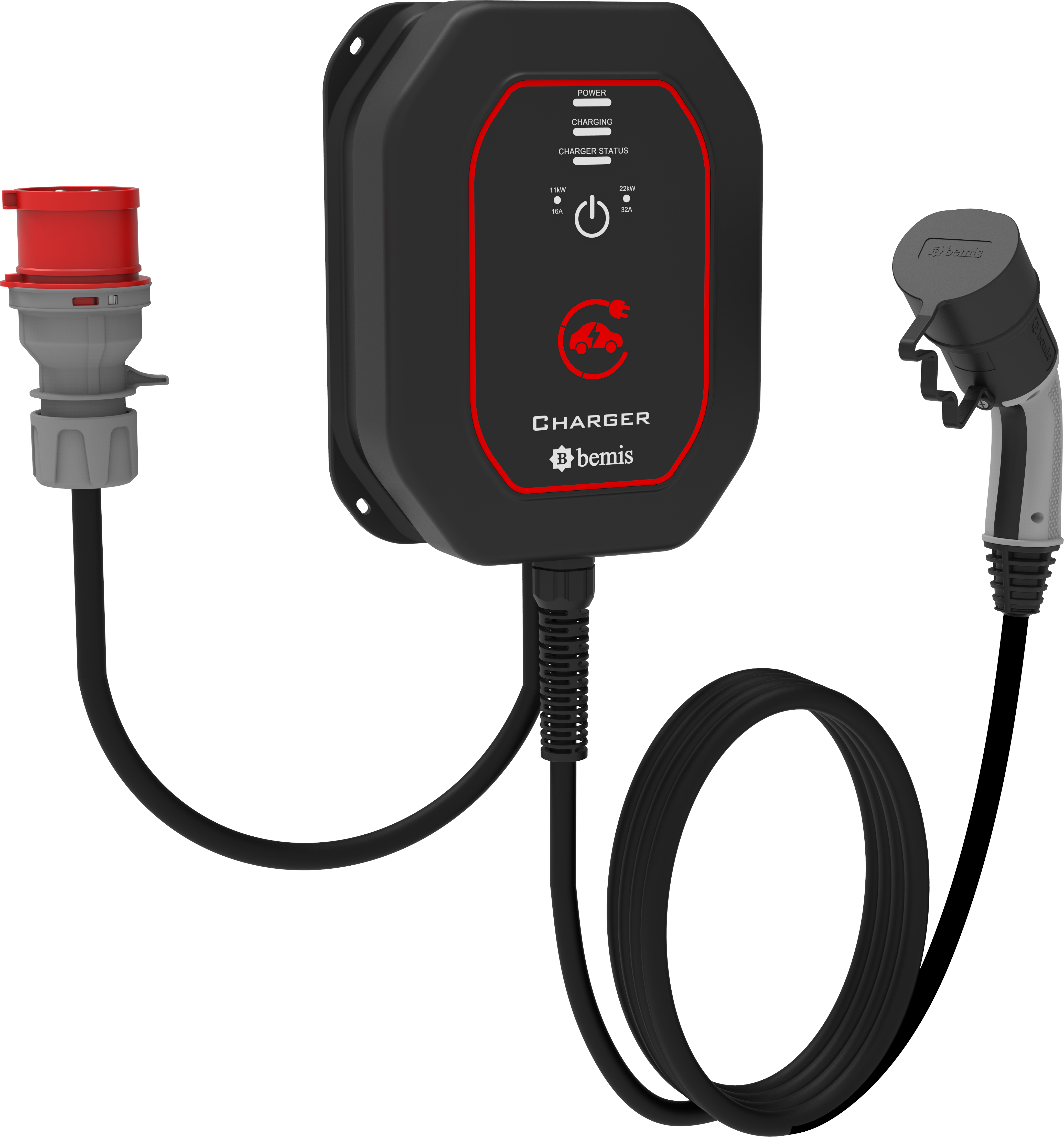 Charger 2 · AC Wallbox 22 kW · 5 m Kablolu · 5/32A Plug