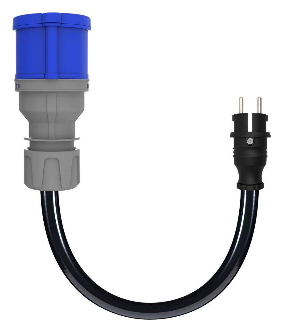 Cee Norm Adaptör · 1/16A Plug → 3/32A Plug