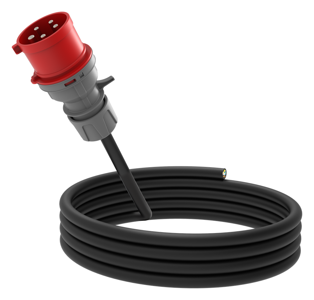 Bir Ucu Açık Güç Kablosu · 11-22 kW · Trifaze · 5/32A Plug